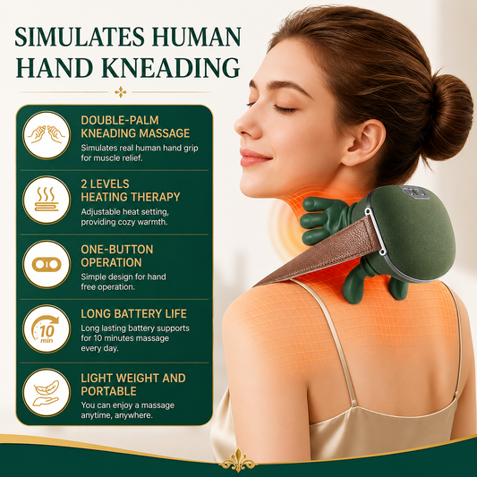 Neck and Back Massager for Pain Relief Deep Tissue