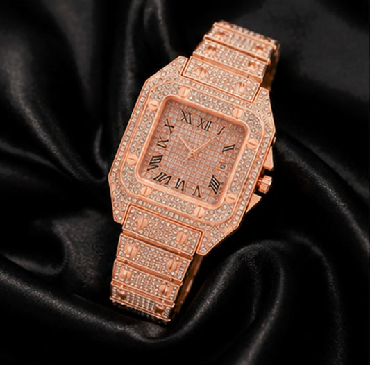 Luxury Rose Gold Diamond Women’s Watch