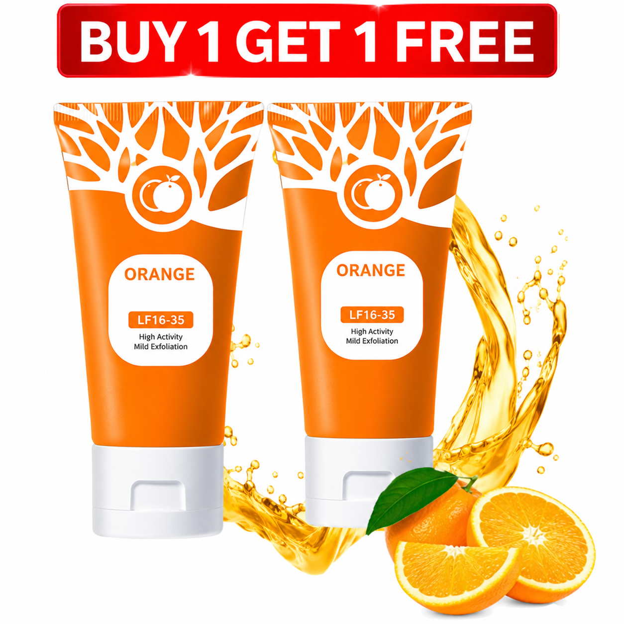 Orange Exfoliating Gel for Face & Body