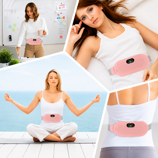 Period Cramp Relief Massager & Heating Pad