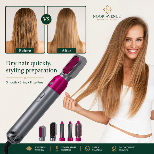5 In 1 Hot Hair Dryer Brush in Multifunctional