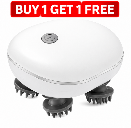 Electric Scalp Massager Kneading Head Massager For Hair Growth