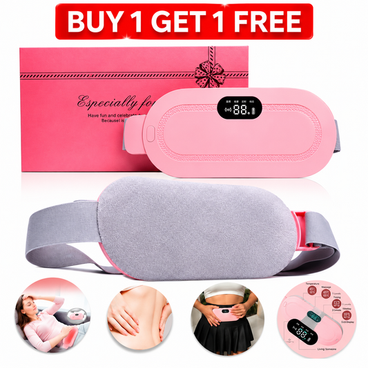 Period Cramp Relief Massager & Heating Pad