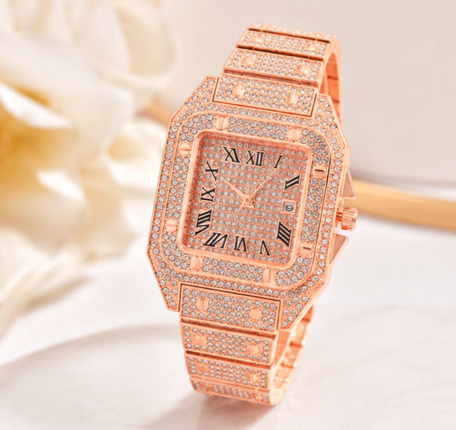 Luxury Rose Gold Diamond Women’s Watch
