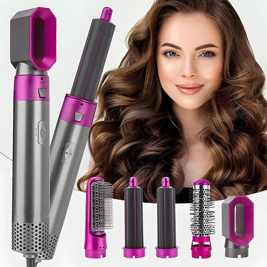 5 in 1 Hot Air Brush Hair Dryer & Volumizer, Multifunctional Hair Styler Tool for Women