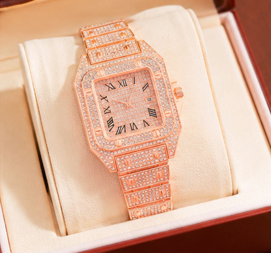 Luxury Rose Gold Diamond Women’s Watch
