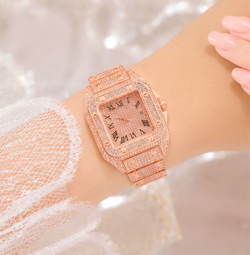 Luxury Rose Gold Diamond Women’s Watch